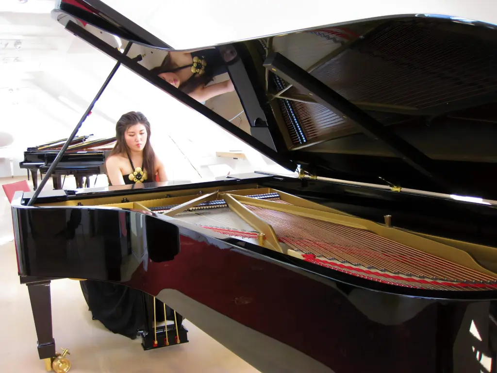Playing piano